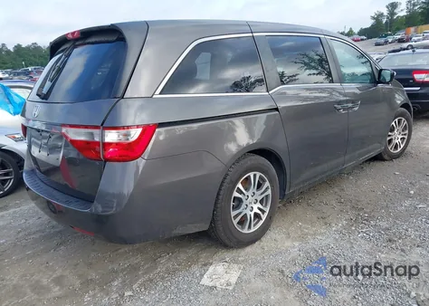 2012 Honda Odyssey Ex-L из США, поврежденный, VIN 5FNRL5H67CB104561